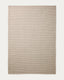 Ardelia ecru synthetic fibre rug 200 x 300cm