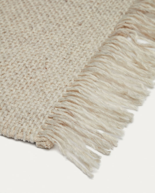 Fornells rug in wool and cotton, 160 x 230 cm