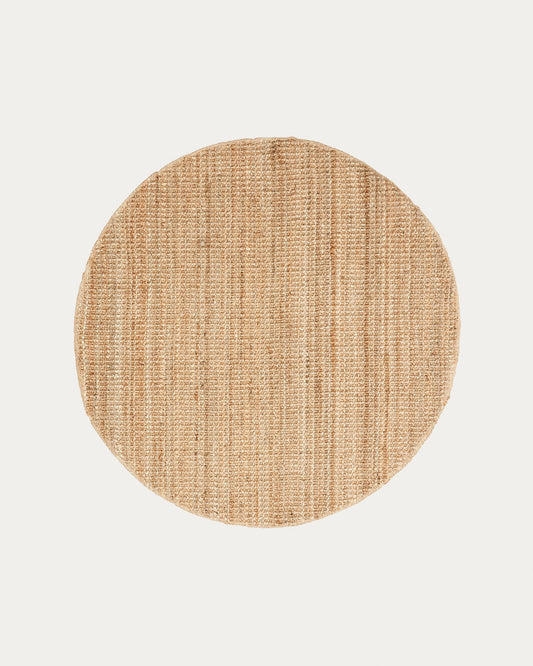 Madelin round rug in natural jute Ø 150 cm