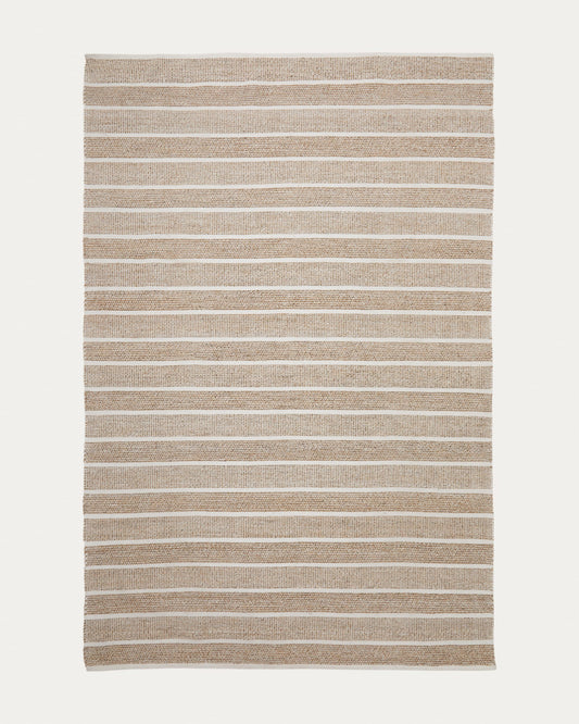 Desni beige rug 100% PET 200 x 300 cm