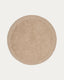 Marely round, beige wool rug, Ø 200 cm