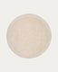 Marely round, white, wool rug, Ø 200 cm