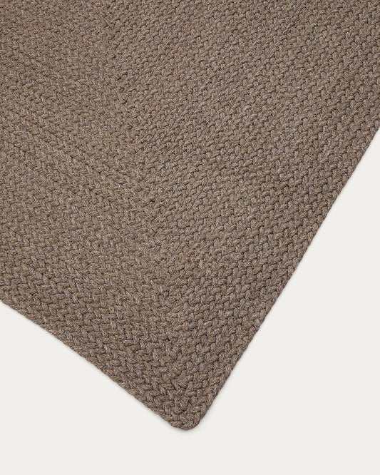Despas beige synthetic fibre rug 300 x 400cm