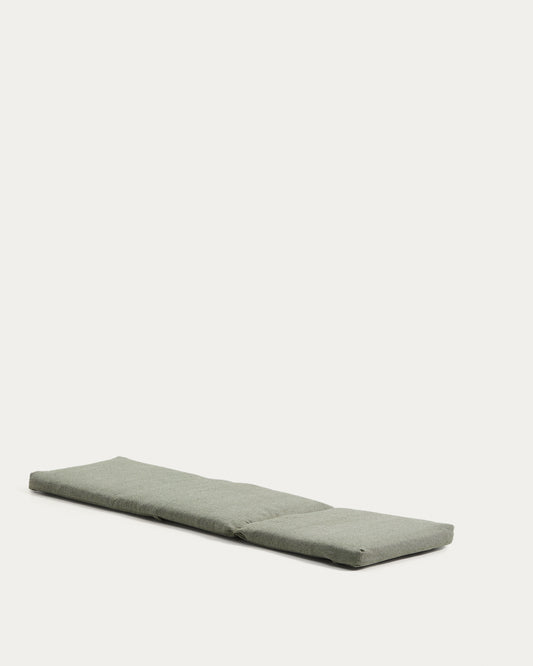 Maoni green 100% PET sun lounger cushion 50 x 175cm