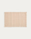 Merade cotton bathmat with orange stripes 50 x 80cm