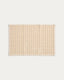 Merade cotton bathmat with yellow stripes 50 x 80cm