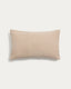Seliria beige corduroy cushion cover 30 x 50 cm