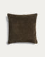 Seliria green 100% cotton corduroy cushion cover 50 x 50 cm