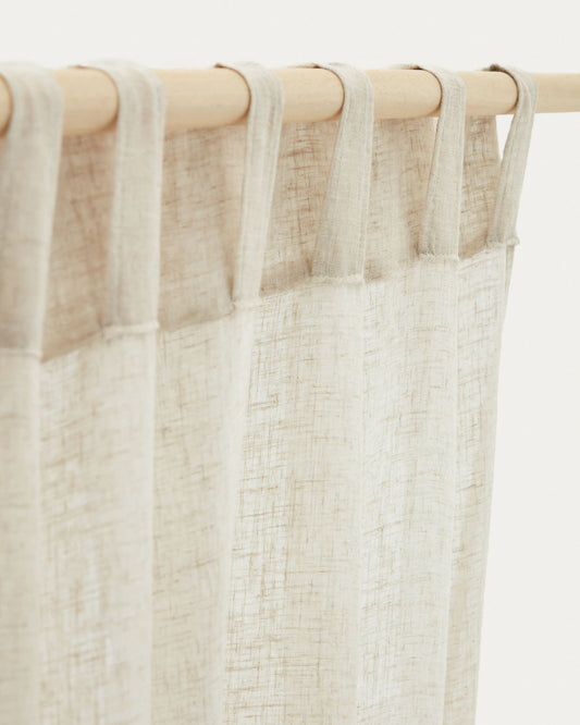 Mahina curtain in beige, 140 x 260 cm