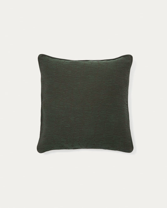 Labid green jacquard, 100% cotton cushion cover, 45 x 45 cm