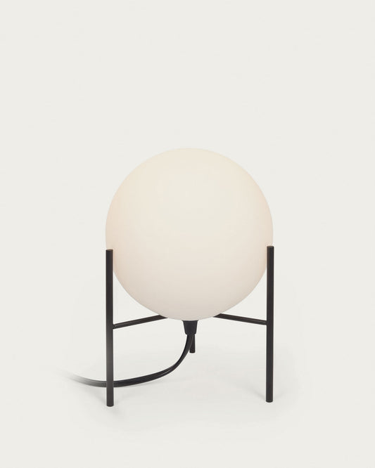 Seina table lamp in steel with black finish