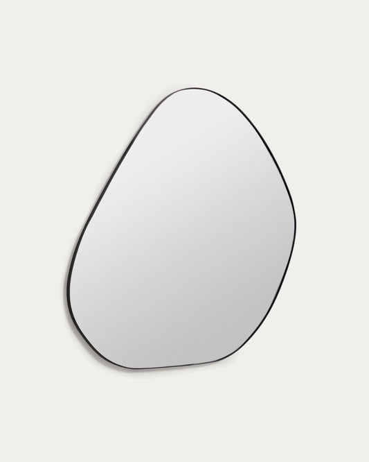 Anera mirror in black metal 84 x 108,5 cm